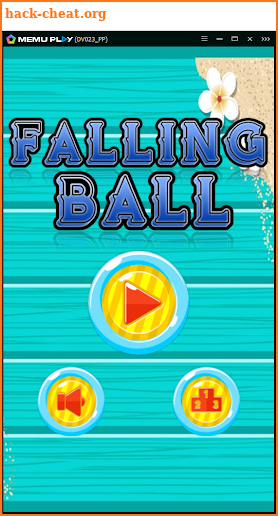 Falling Ball Blue screenshot