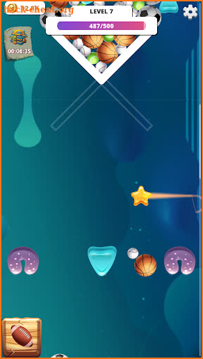 Falling game screenshot