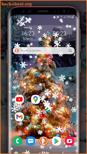 Falling Snow Wallpaper - Winter Effect screenshot