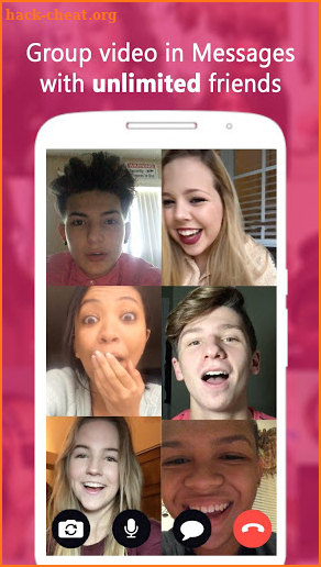 Fam - Group video call unlimited friends & family screenshot