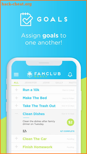 FamClub – Family Chores & Rewards. screenshot