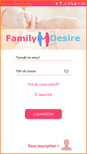 Family Desire Rencontre co-parents, mono-parents screenshot