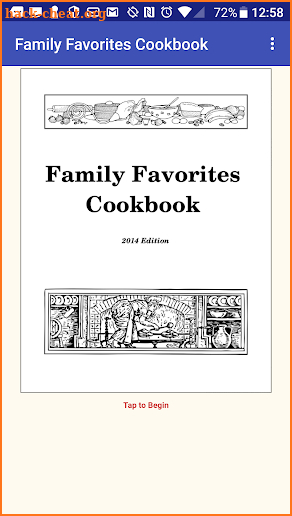 Family Favorites Cookbook screenshot