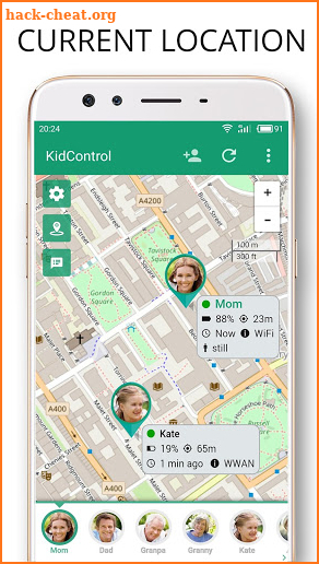 Family GPS tracker Kid Control screenshot