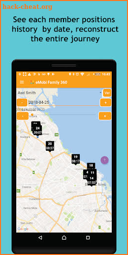Family Locator GPS Tracker Child - Chat - ToDo 360 screenshot