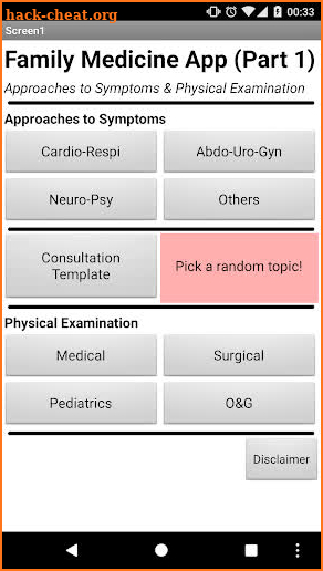 Family Medicine App (Part 1) screenshot