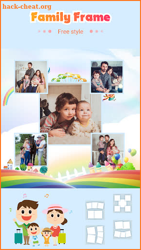 Family photo editor - picture frames screenshot