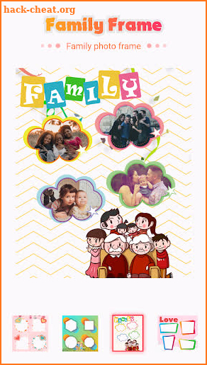 Family photo editor - picture frames screenshot