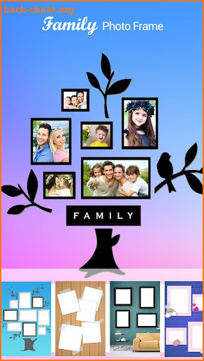 Family photo frame screenshot