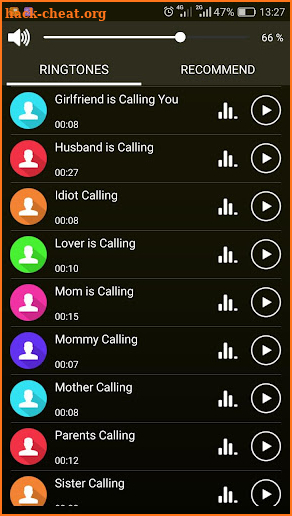 Family Ringtones - Contacts Ringtones screenshot