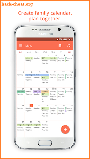 Family Shared Calendar: FamCal screenshot