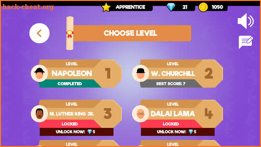 Famous Leaders of the World: Educational Quiz Game screenshot