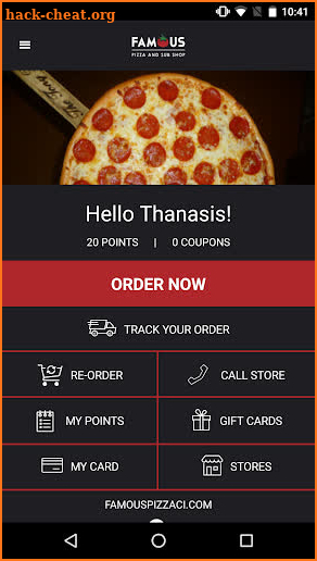 Famous Pizza Chincoteague screenshot