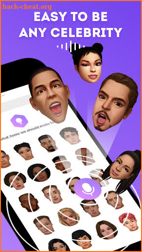 Famous Voice Changer:Voicemod&3D Celebs Facemoji screenshot
