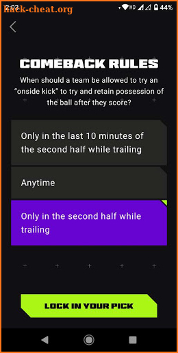 Fan Controlled Football screenshot