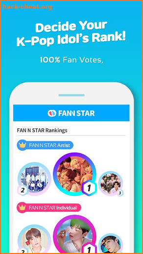 FAN N STAR (K-POP Idols Ranking Votes) screenshot