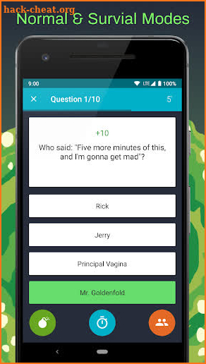 Fan Quiz - Rick and Morty screenshot