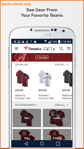 Fanatics: Shop NFL, NBA, NHL & College Sports Gear screenshot