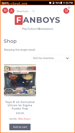 Fanboys Marketplace screenshot