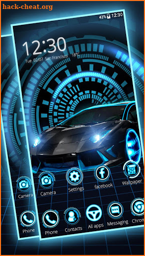 Fancy Black Car Launcher Theme Live HD Wallpapers screenshot