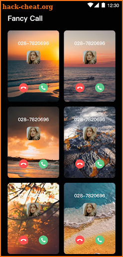 Fancy call - Color Call Screen screenshot