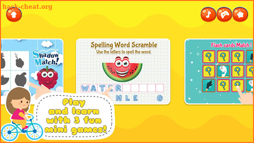 Fancy Fruit Vocabulary Game screenshot