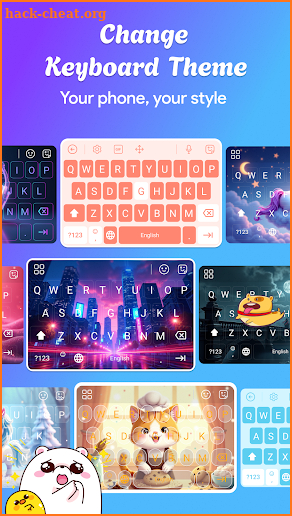 Fancy Keyboard Theme And Style screenshot