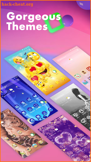 Fancy Launcher - Funny Emojis & Themes, Wallpapers screenshot