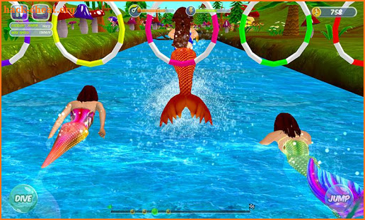 Fancy Mermaid Race Adventures screenshot
