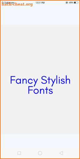 Fancy Stylish Fonts screenshot