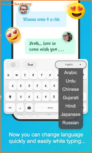 Fancy Stylish Fonts : Emoji & Font Keyboard screenshot