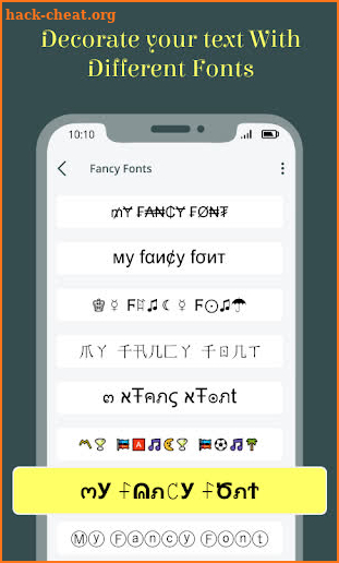 Fancy Text - Decorative Fonts screenshot