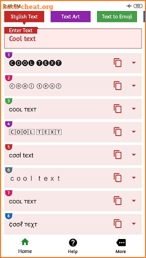Fancy text generator : Stylish text & cool fonts screenshot