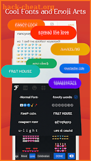 FancyKey Keyboard - Cool Fonts, Emoji, GIF,Sticker screenshot