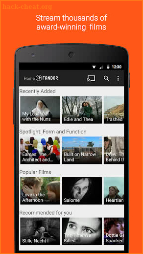 Fandor - Award-Winning Movies screenshot