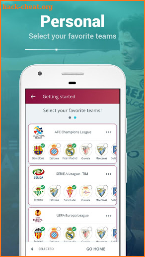 Fanera - Football Fans Social Sharing App screenshot