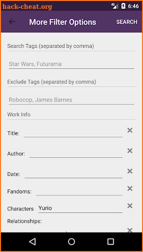 Fanfic Pocket Archive Library (Unofficial) screenshot