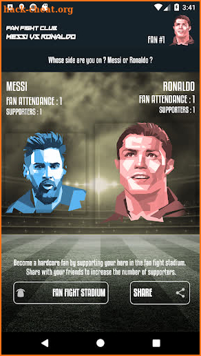 FanFightClub - Messi Vs Ronald screenshot