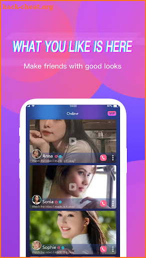 Fans chat-live video chat&dating app screenshot