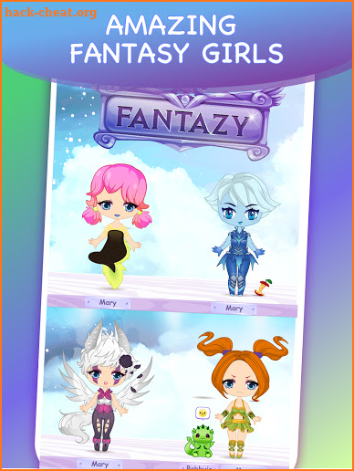 Fantasy Chibi Dress Up Avatar Maker screenshot