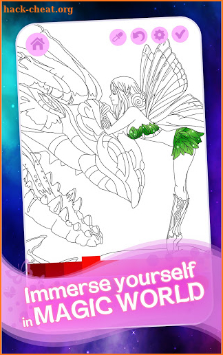 Fantasy Coloring Book screenshot