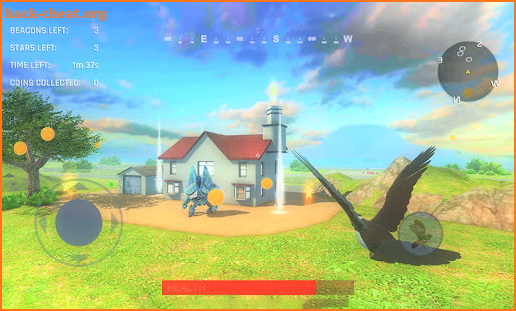 Fantasy Crow flying game screenshot