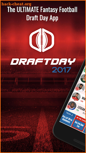 Fantasy Football Draft Day 2017 screenshot