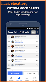 Fantasy Football Draft Wizard screenshot