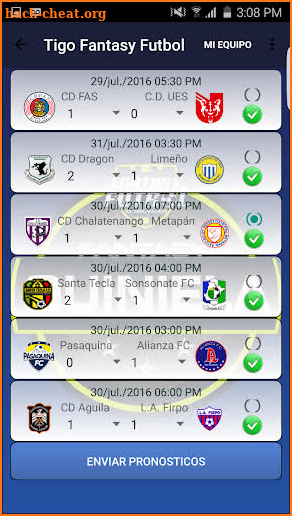 Fantasy Futbol El Salvador screenshot