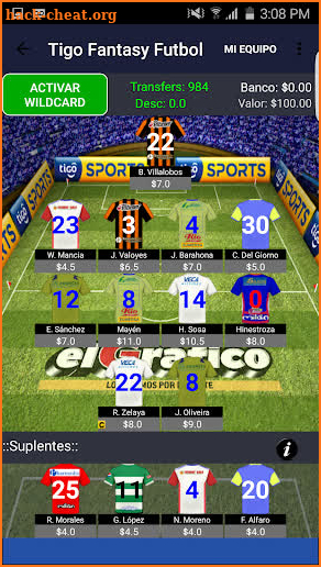 Fantasy Futbol El Salvador screenshot
