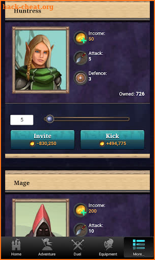 Fantasy Game Mobile screenshot