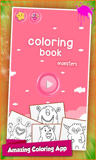 Fantasy - Glitter Coloring Book For Kids screenshot