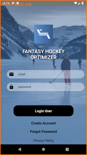 Fantasy Hockey Optimizer screenshot