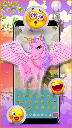 Fantasy Horse Unicorn Keyboard screenshot